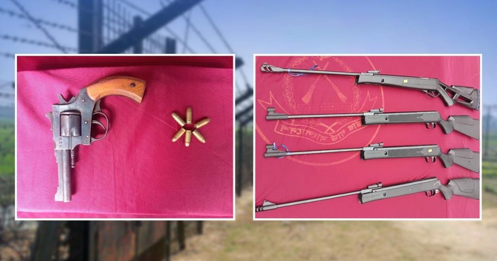 সিলেট সীমান্ত দিয়ে আসছে অস্ত্র ও বিস্ফোরক