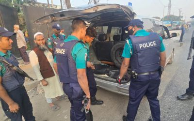 কড়া নিরাপত্তায় রাজধানী,মোড়ে মোড়ে তল্লাশি ও চেকপোস্টে