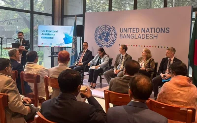 জাতীয় নির্বাচন নি‌য়ে রাজনৈতিক দলগুলোকে জাতিসংঘের ব্রিফিং
