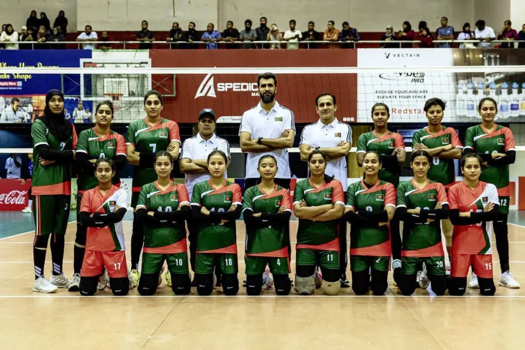 আফগানিস্তানকে হারিয়ে তৃতীয় বাংলাদেশ নারী ভলিবল দল