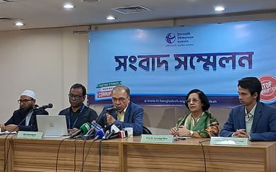 দুর্নীতি আছে-দখল–চাঁদাবাজিও চলছে : সংবাদ সম্মেলনে টিআইবি