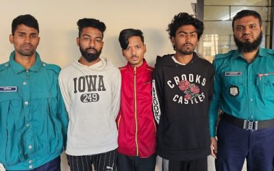 সিলেটে সিএনজি অটোরিক্সায় ছিনতাই, গ্রেপ্তার ৩