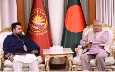 প্রধান উপদেষ্টার সঙ্গে সাক্ষাৎ করতে যমুনায় গেলেন নাহিদ ইসলাম