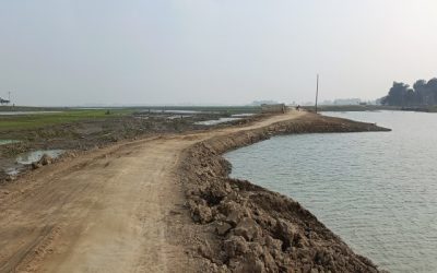 ফসল রক্ষা বাঁধের কাজে ধীরগতি,৩০০ প্রকল্পে এখনও শুরু হয়নি কাজ