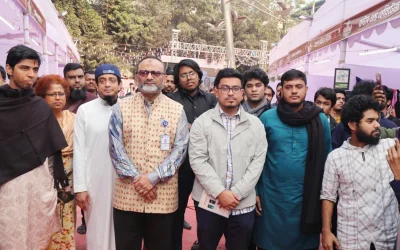 শহীদ ওসমান হাদি স্মৃতি বই মেলায় দর্শনার্থীর ভিড়