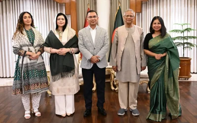 প্রধান উপদেষ্টার সঙ্গে তারেক রহমানের সৌজন্য সাক্ষাৎ