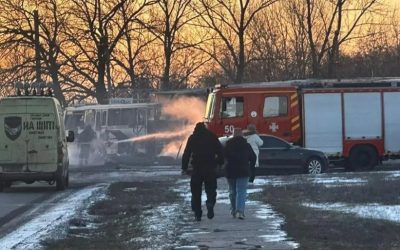 ইউক্রেনে শ্রমিকবাহী বাসে রুশ ড্রোন হামলা,১২ জন নিহত