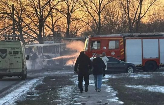 ইউক্রেনে শ্রমিকবাহী বাসে রুশ ড্রোন হামলা,১২ জন নিহত