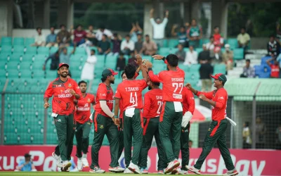 হৃদয়ের ফিফটিতে দুর্দান্ত জয়ে সিরিজে এগিয়ে বাংলাদেশ