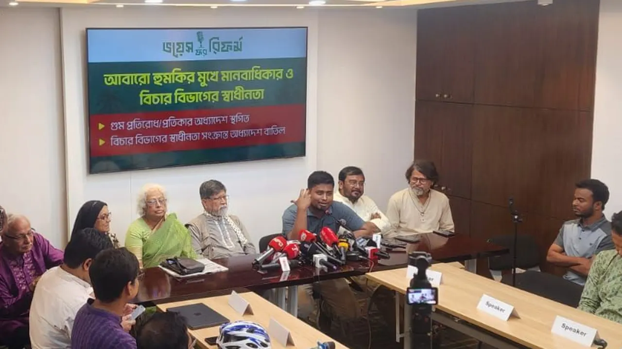 সংস্কার পিছিয়ে গেলে ফের অভ্যুত্থানের প্রস্তুতির হুঁশিয়ারি হাসনাতের